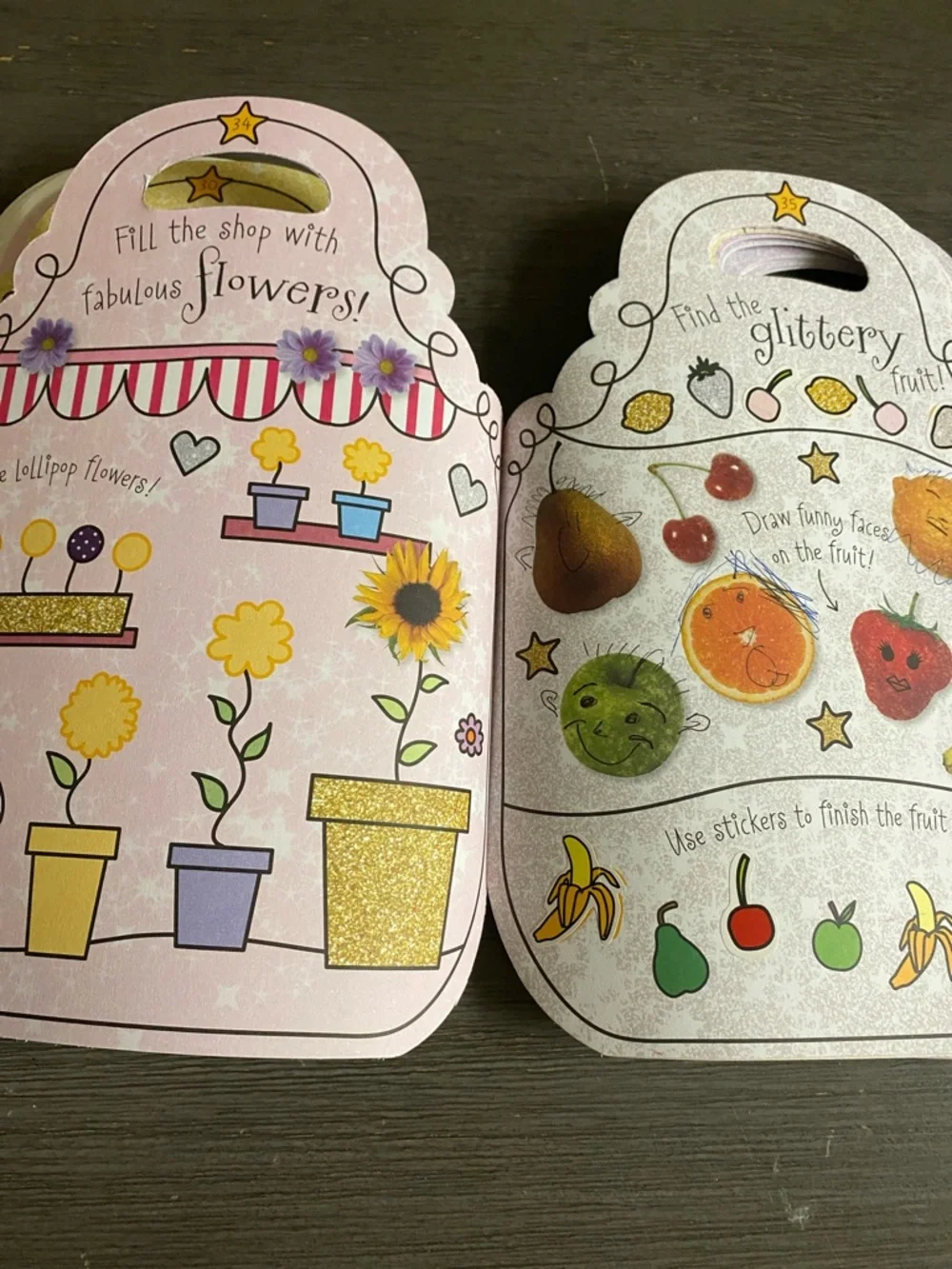 Sparkly Sticker and Doodling Purse Coloring Book.